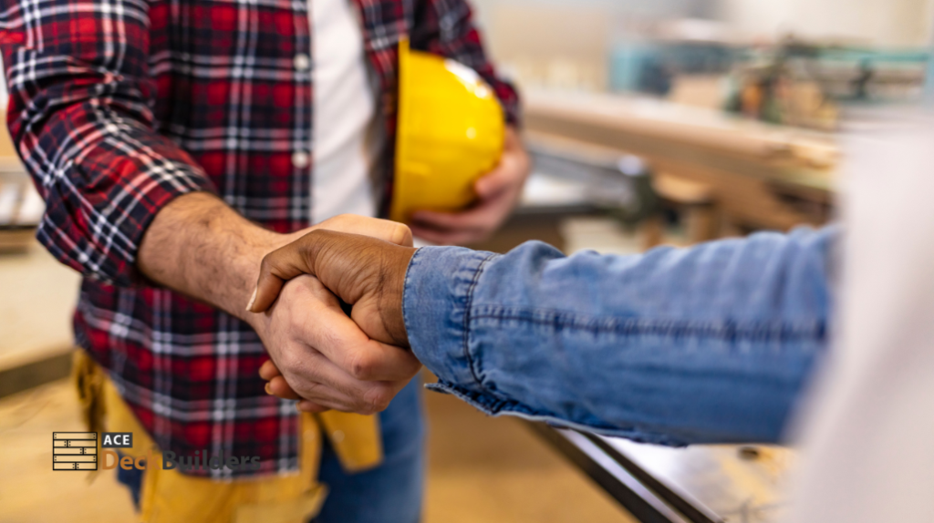two people shaking hands