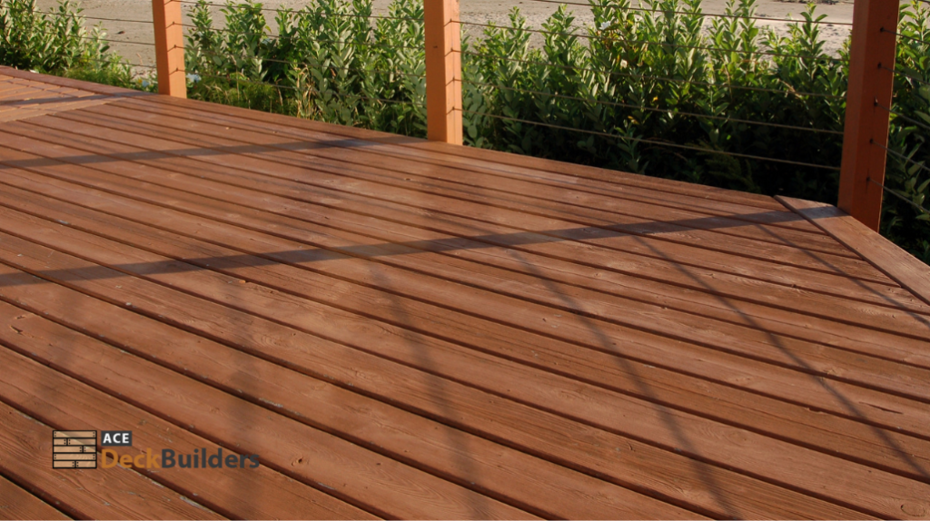wooden deck