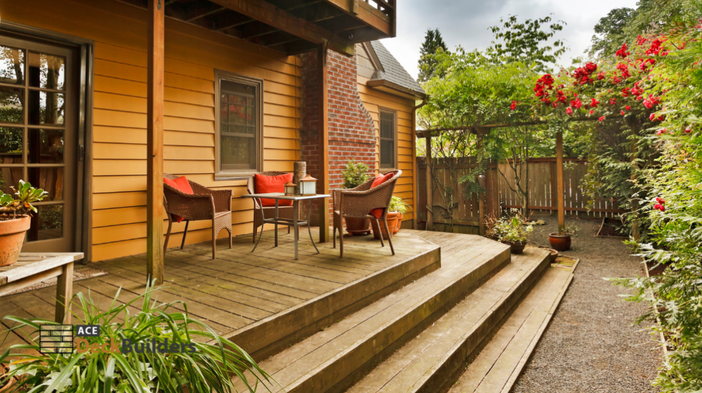 wooden deck