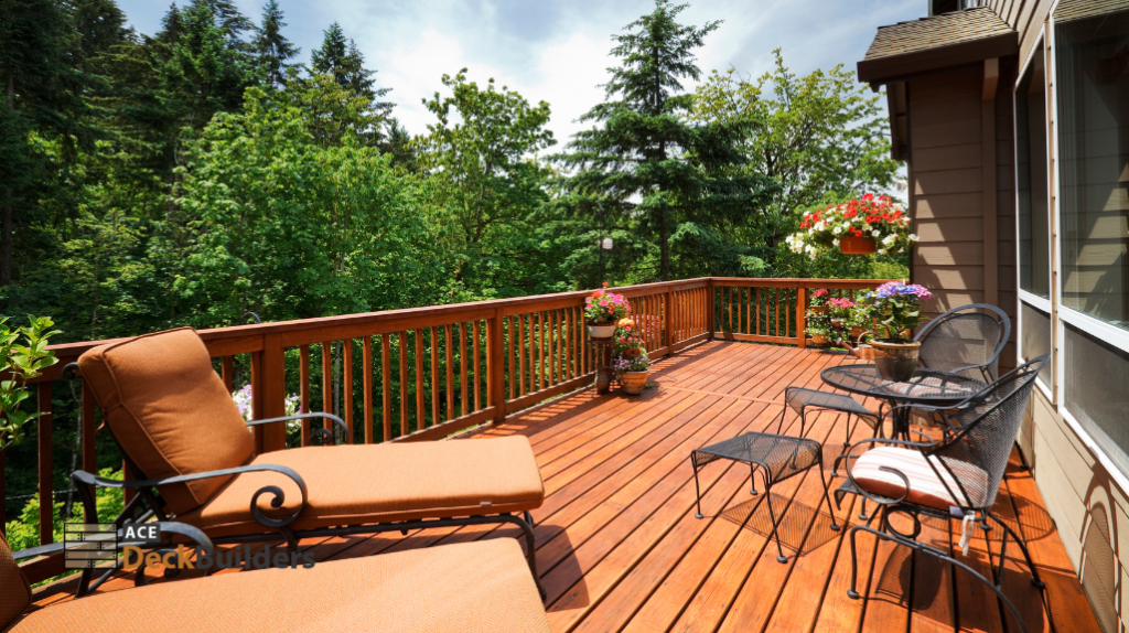 wooden deck