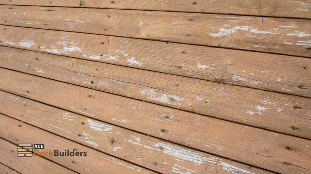 damaged wooden surface