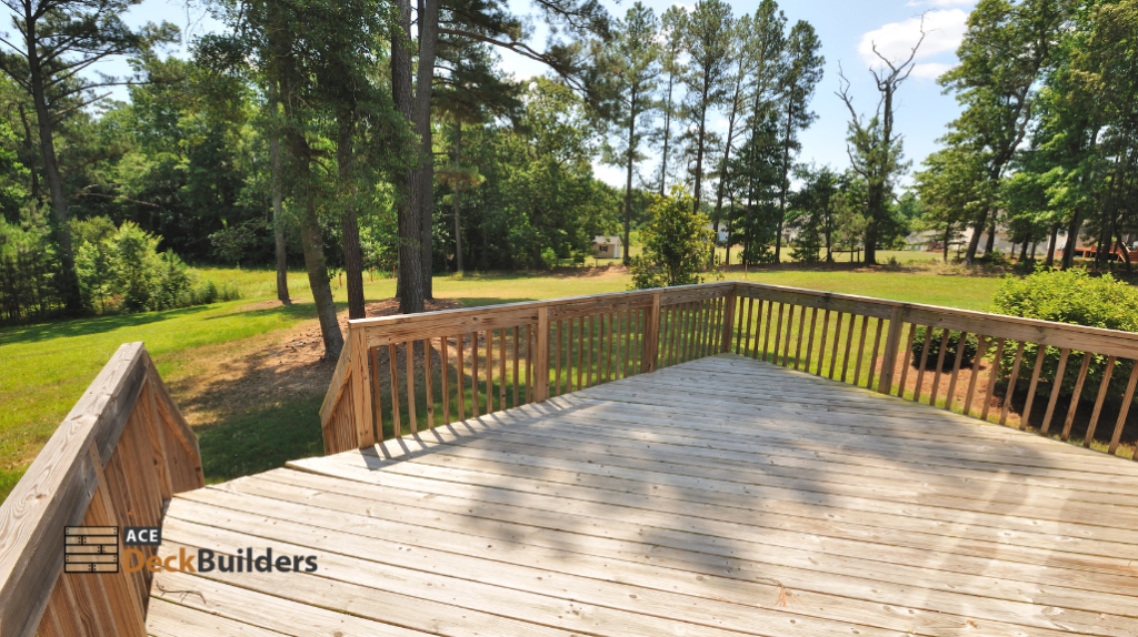 wooden deck
