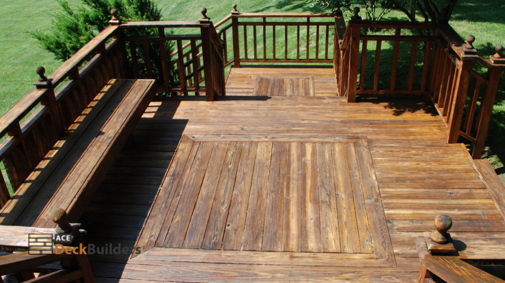 wooden deck