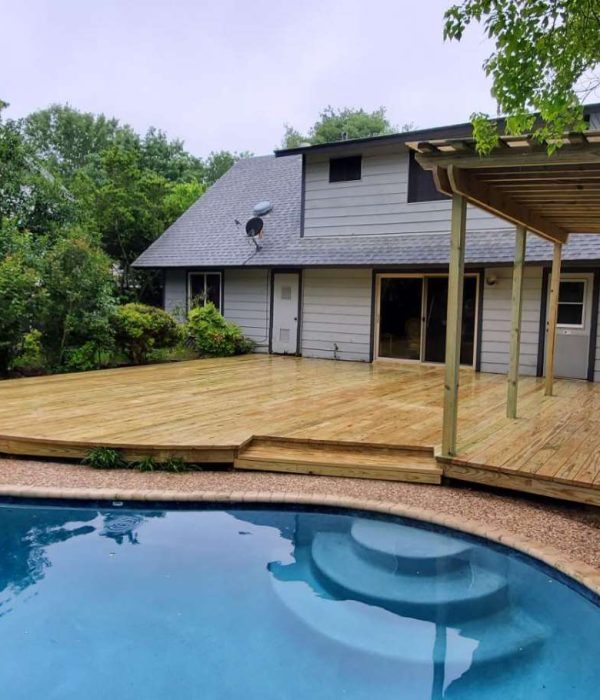 deck installation in austin by ace deck builders